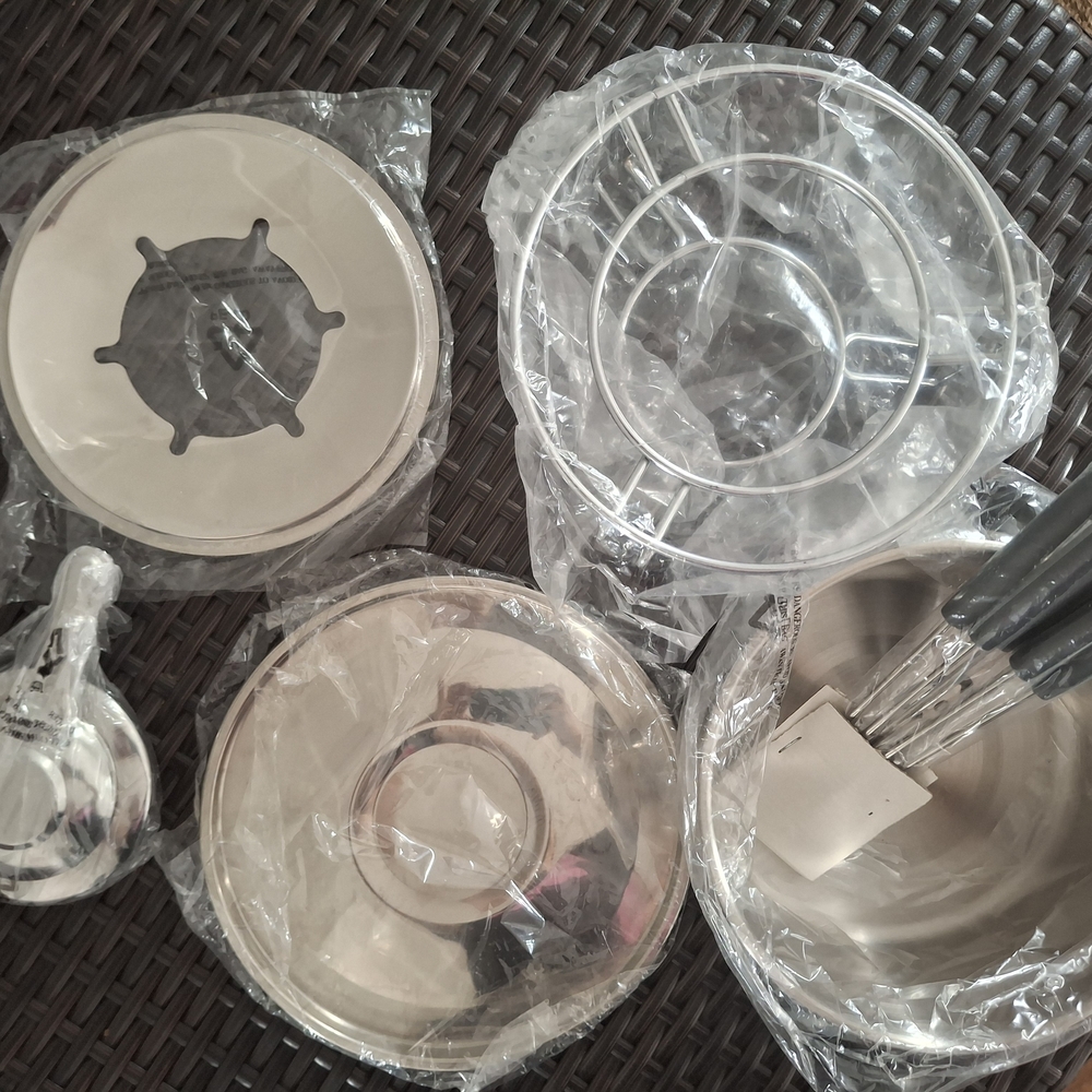 Stainless Steel Kitchen Tool Set - Silver
